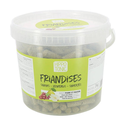 Friandises pour chevaux poire/raisin - HIPPOTONIC