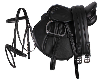 Equipement complet selle et filet pour enfant - QHP