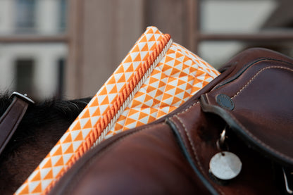 Tapis de Selle Velvet printing Orange MIXTE - Kentucky