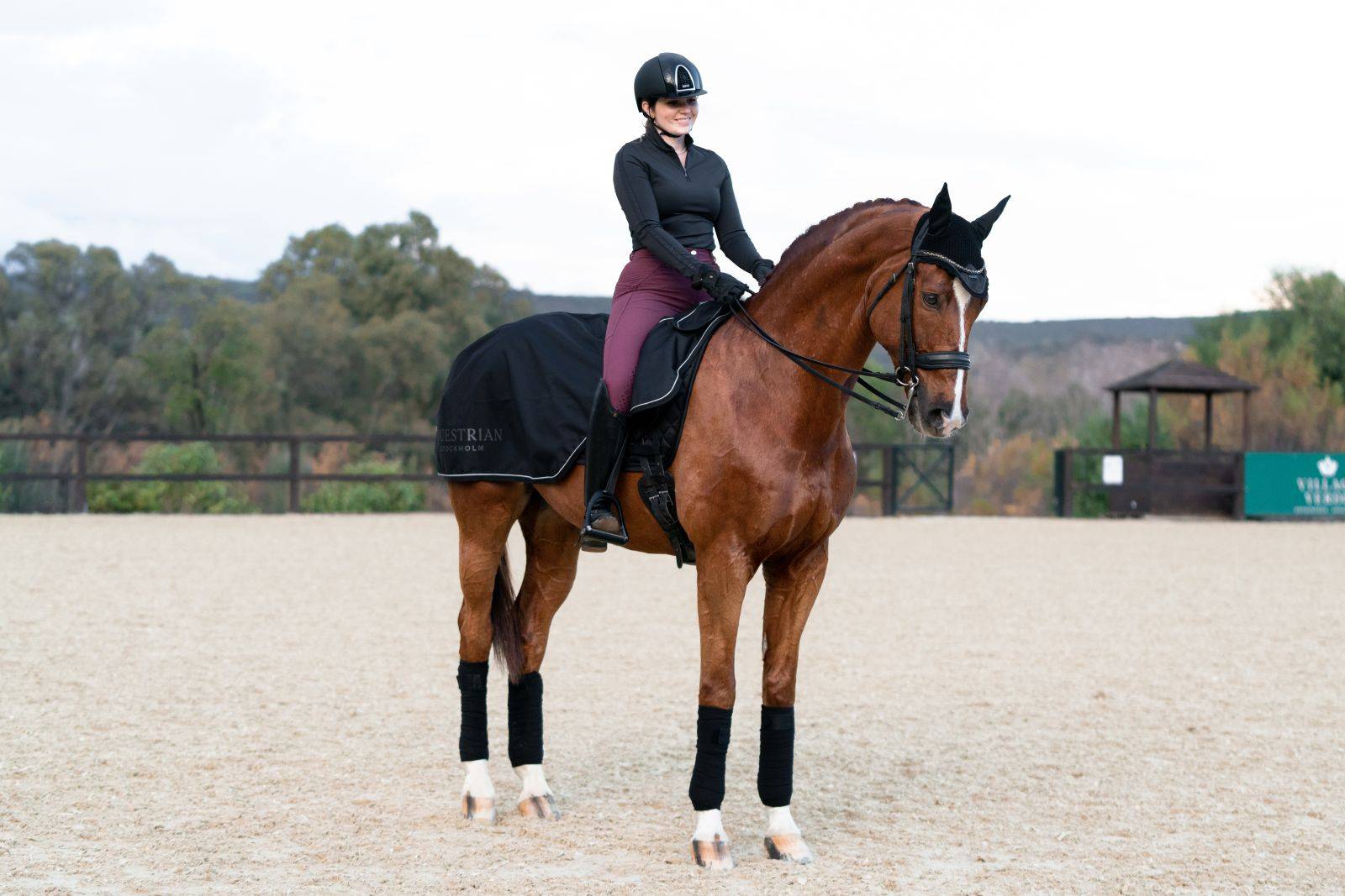 Couvre Reins Total Eclipse - Equestrian Stockholm