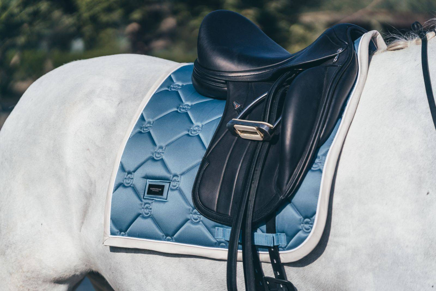 Tapis de selle Stone Blue - Equestrian Stockholm