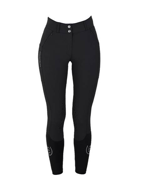 Knee Grip Elite Black jump pants - Equestrian Stockholm