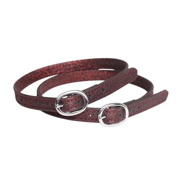 Raspberry Shimmer spur straps - SD design