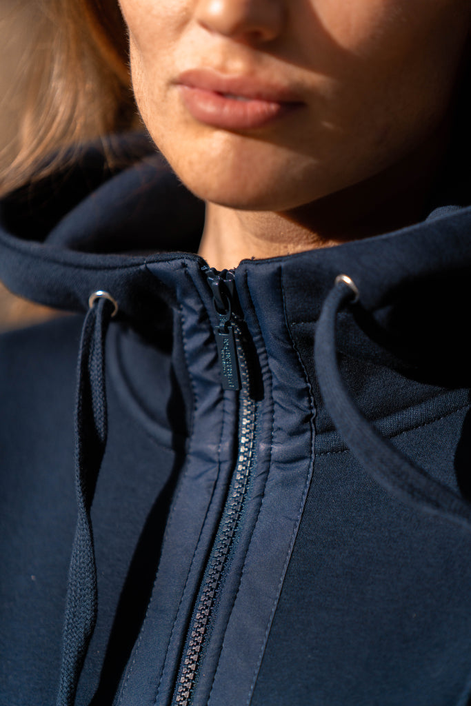 Sweatshirt Ideal Hoodie Sportive Navy - Equestrian Stockholm