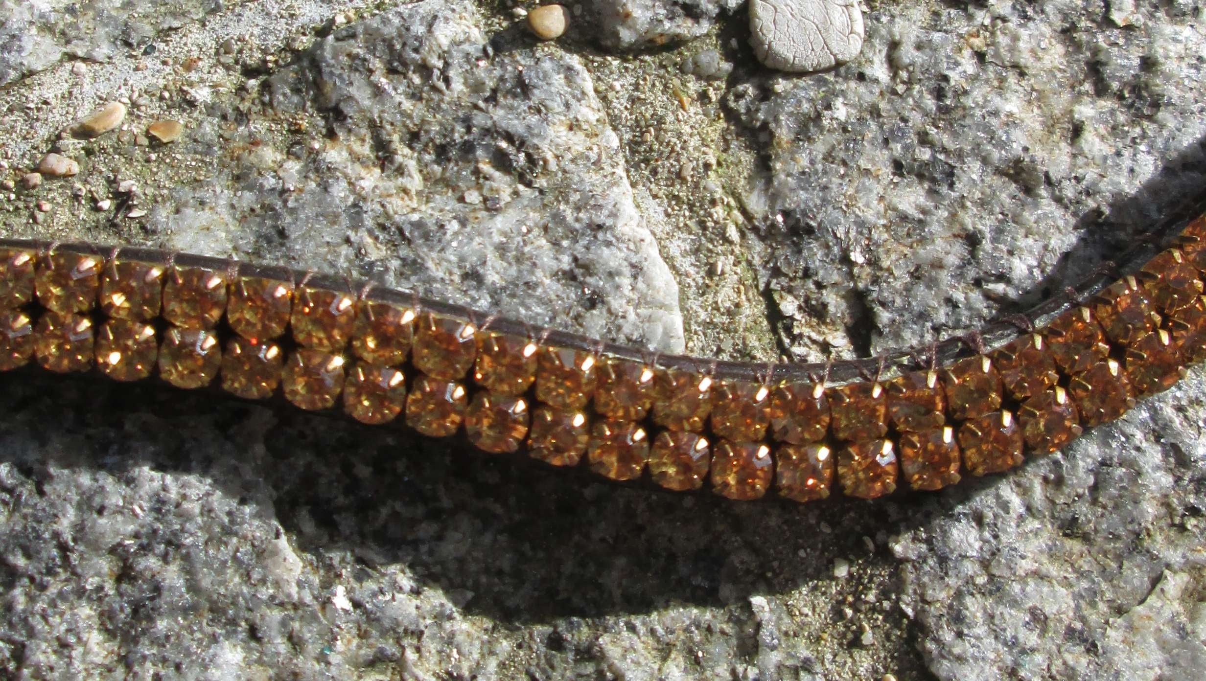 Frontal cristaux dorés