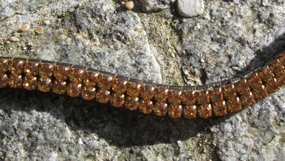 Frontal cristaux dorés