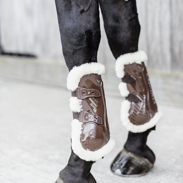 Bamboo Elastic Sheep Vegan Gaiters - Kentucky