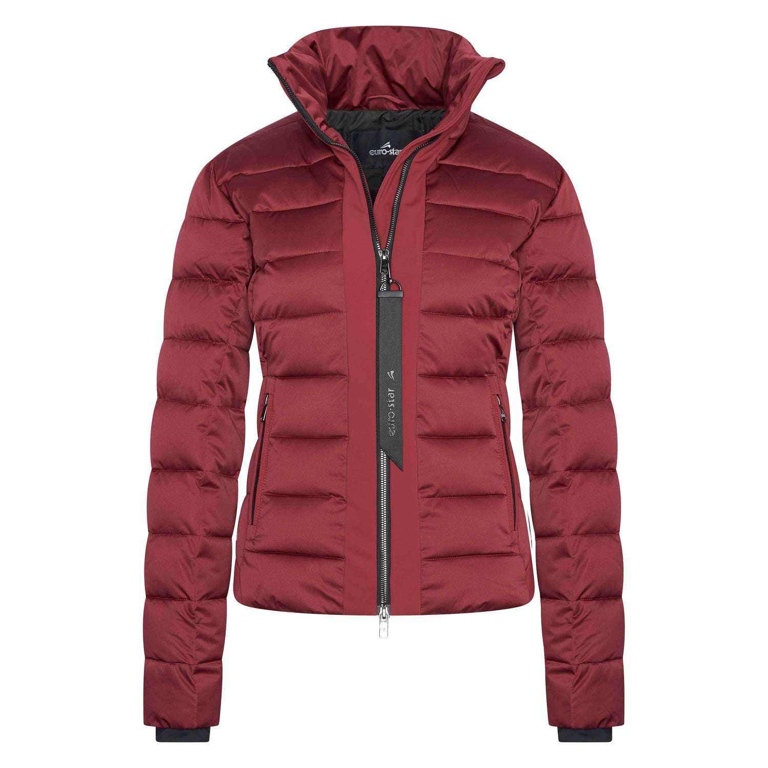 Veste Bomber Equestre EuroStar Imperméable Gris Taille 14-16 Capuche Amovible