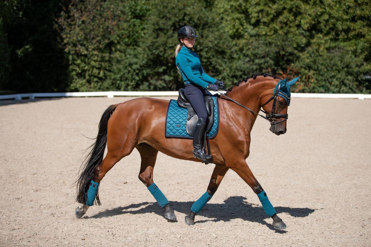 Tapis de selle Aurora Blues - Equestrian Stockholm