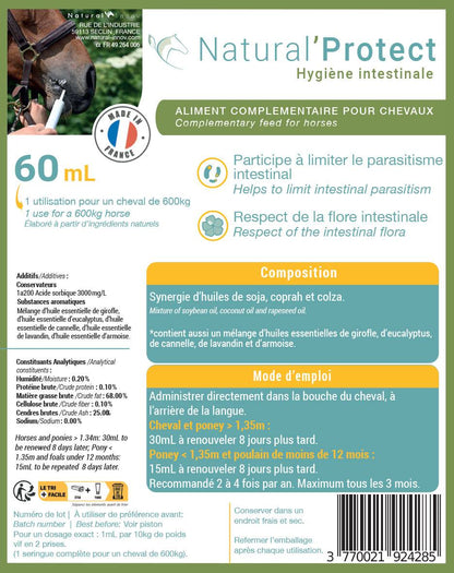 Seringue contre les parasites Natural&