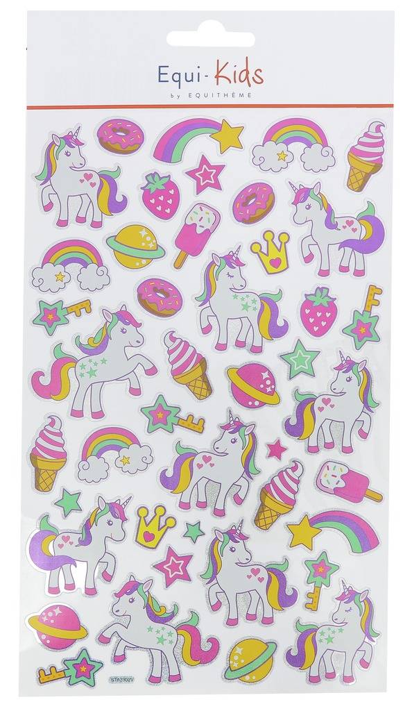 Stickers thème Licorne - Equikids