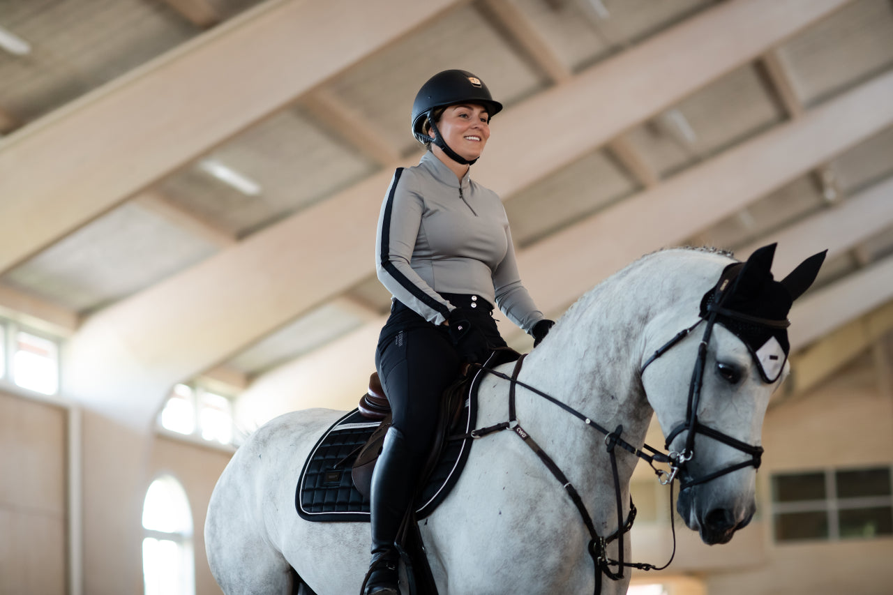 Tapis de selle Luminous Black - Equestrian Stockholm