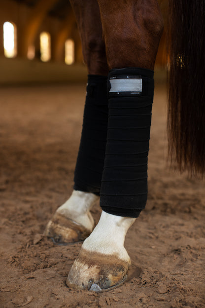 Bandes de polo Luminous Black - Equestrian Stockholm