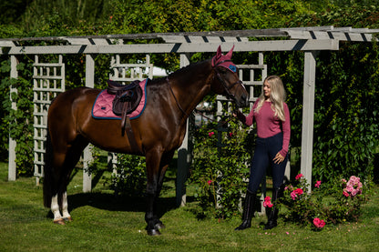 Round neck sweater Knitted Timeless Rose - Equestrian Stockholm