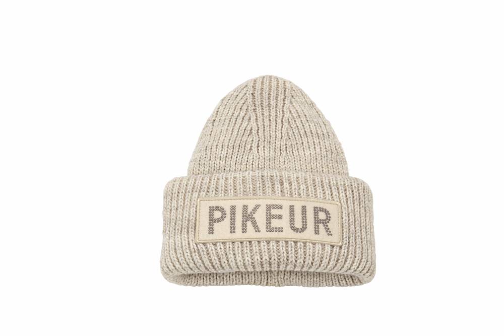 Rhinestone logo beanie - Pikeur