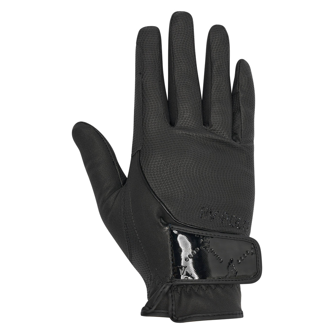 Cécile patent riding gloves - HV Polo