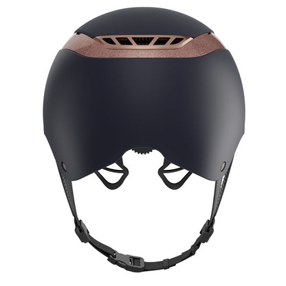 Casque AirLuxe Suprême Visière Polo Marine/Rose Gold - Abus