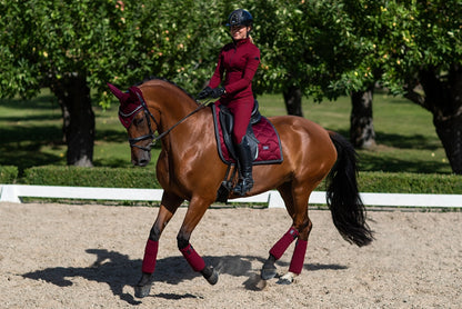 Dark Burgundy Beanie - Equestrian Stockholm