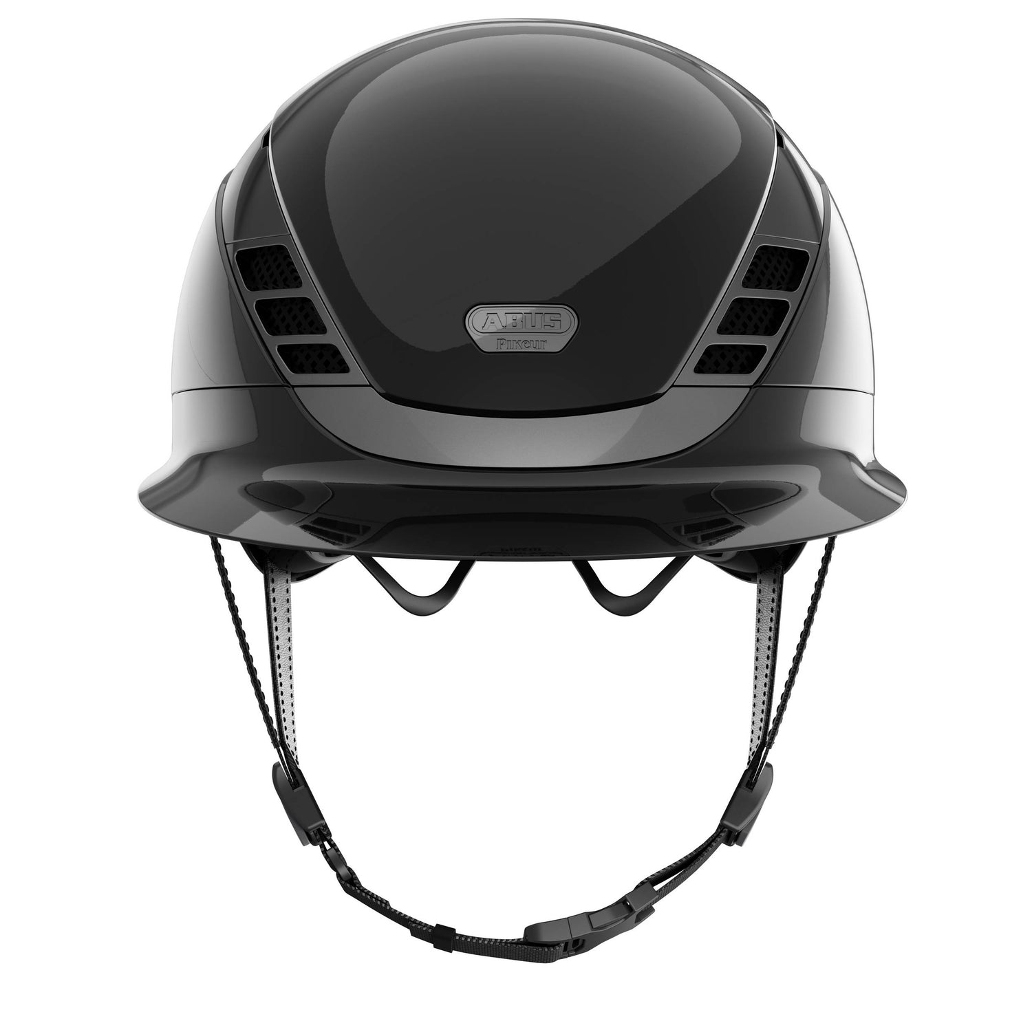 Casque AirLuxe Chrome Visière Polo Noir - Abus