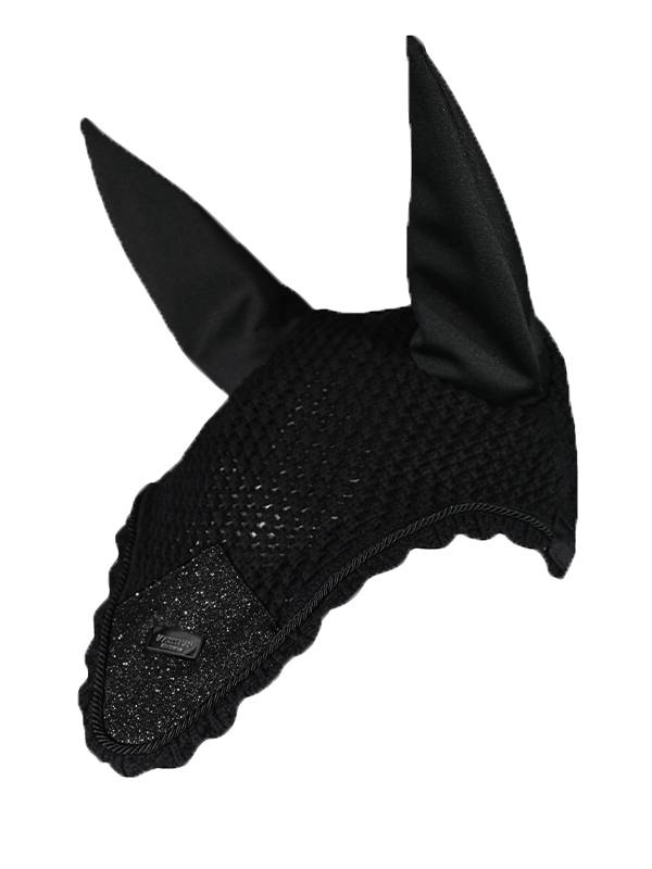 All Black Glimmer Fly Hat - Equestrian Stockholm