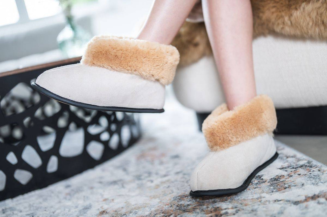 Sheepskin slippers - Mattes