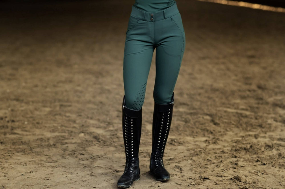 Knee Grip Elite Pants Sycamore Green - Equestrian Stockholm