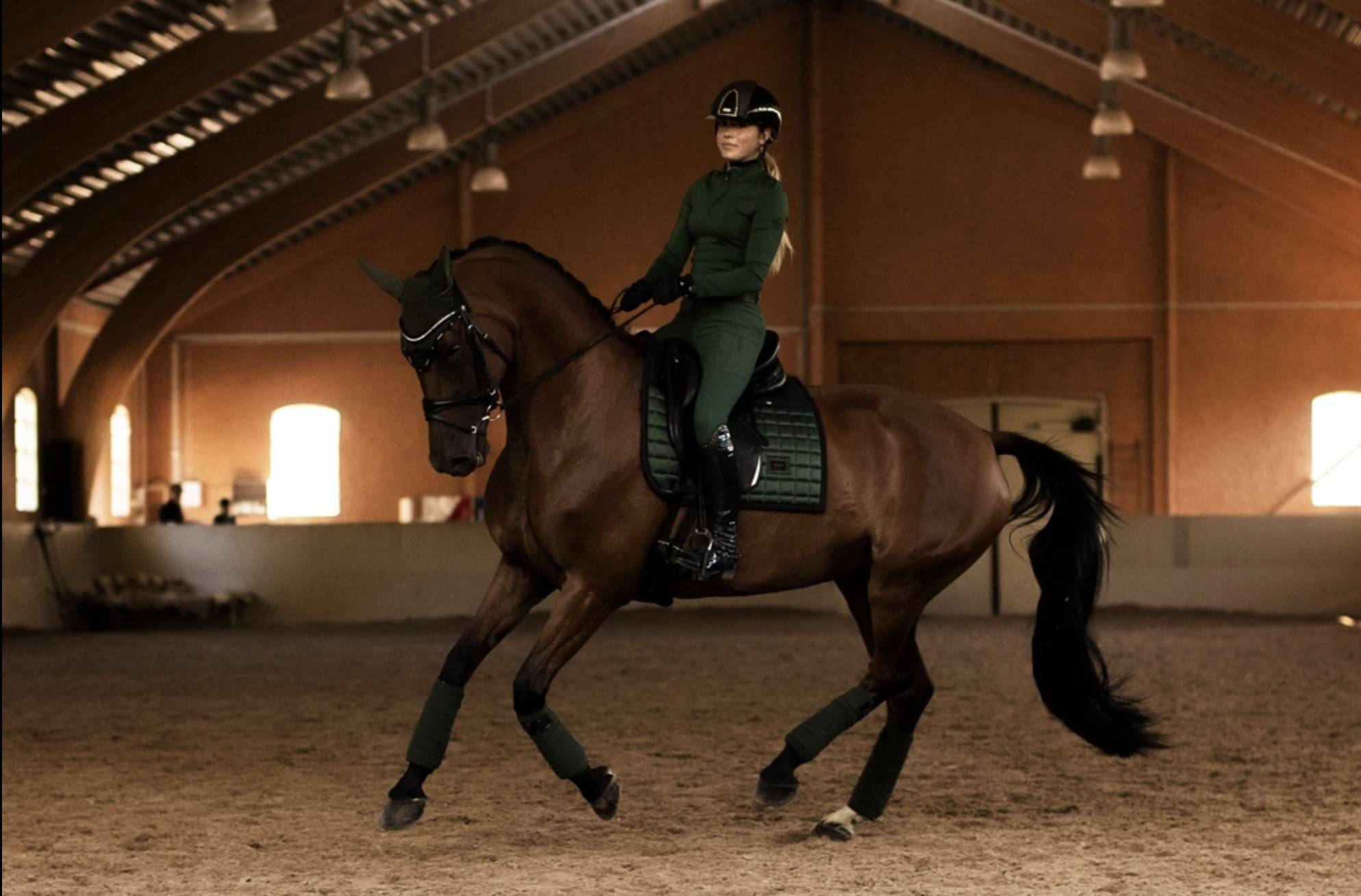 Tapis de selle Sportive Sycamore Green - Equestrian Stockholm