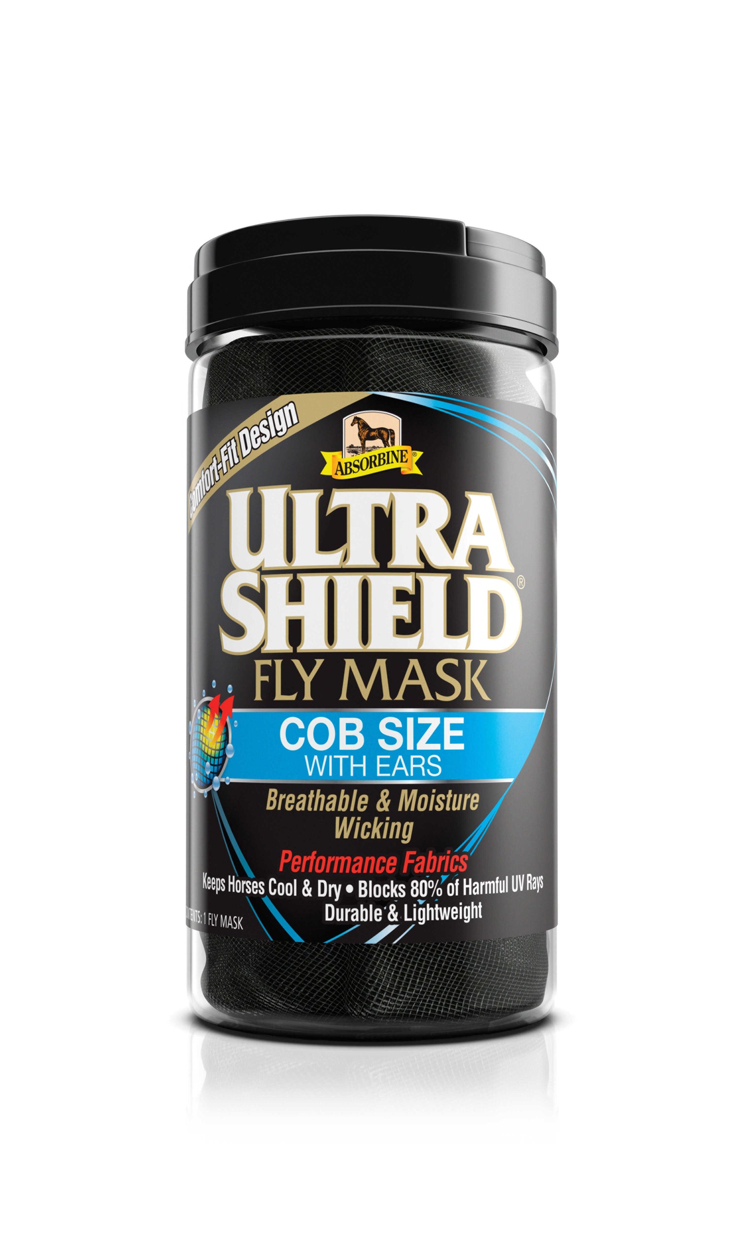 Masque anti-mouches Ultrashield avec oreilles - Absorbine