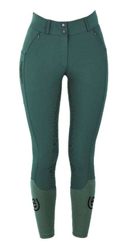 Knee Grip Elite Pants Sycamore Green - Equestrian Stockholm