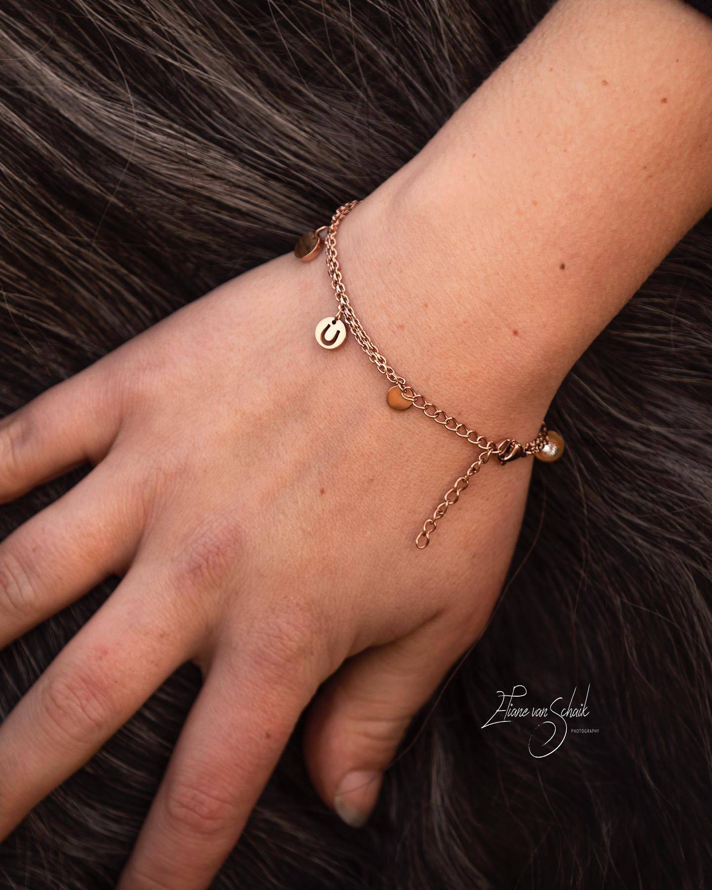 Bracelet avec breloques personnalisées - Ponytail &amp; Co