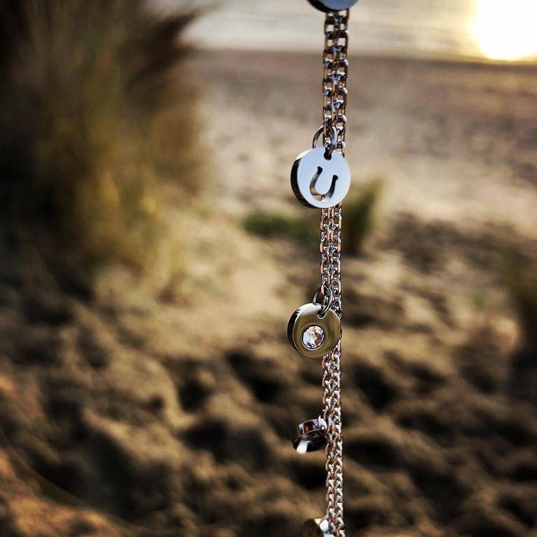Bracelet avec breloques personnalisées - Ponytail &amp; Co