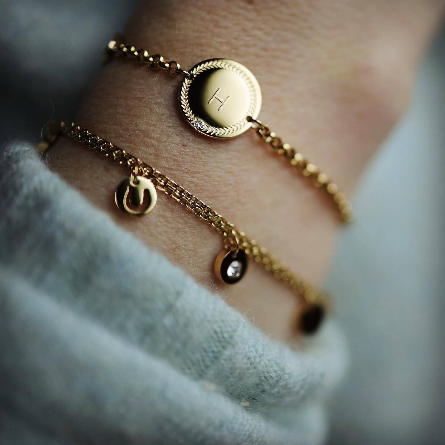 Bracelet with personalized medal - Ponytail &amp;amp; Co