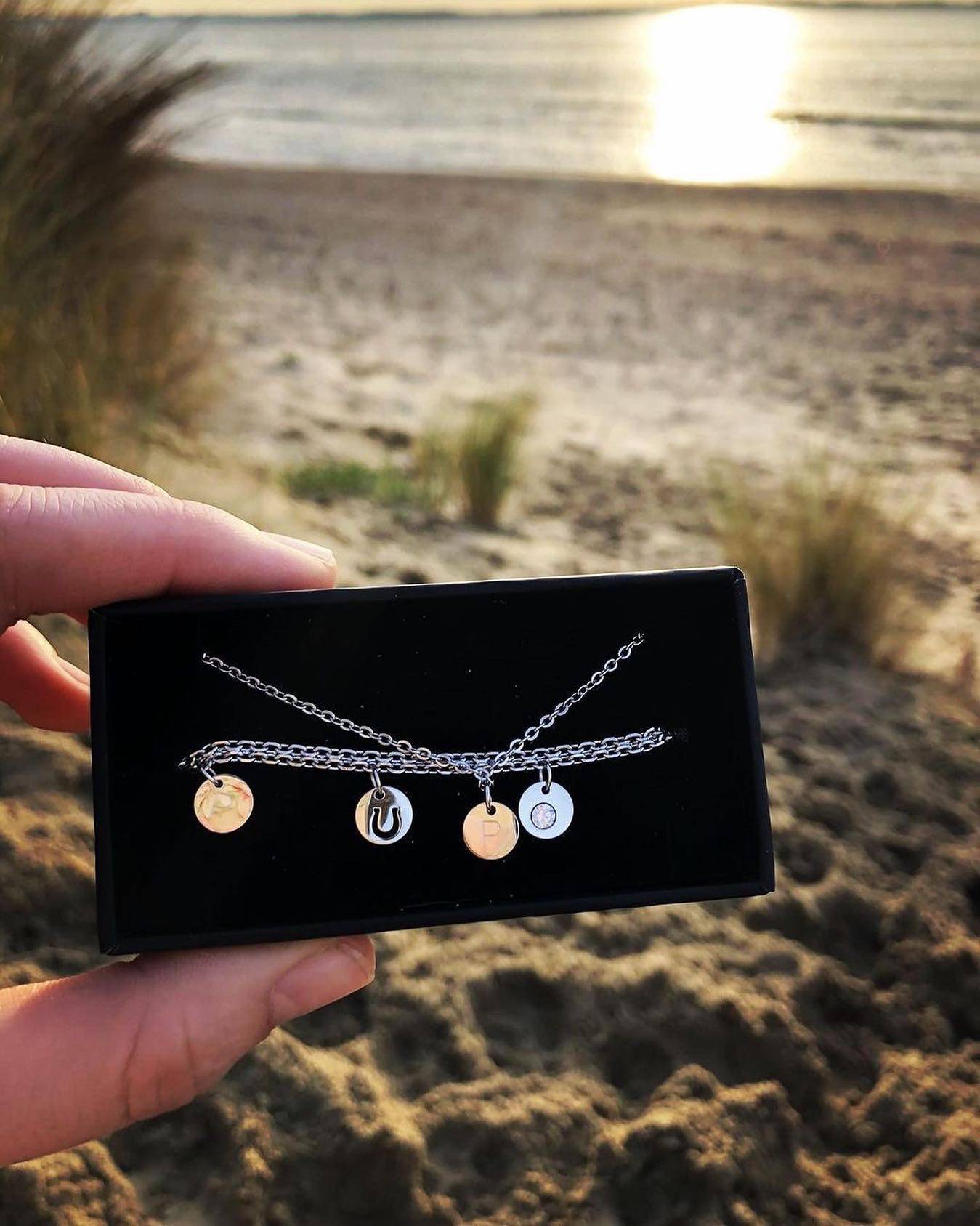 Pendentif avec médaille personnalisée - Ponytail &amp; Co
