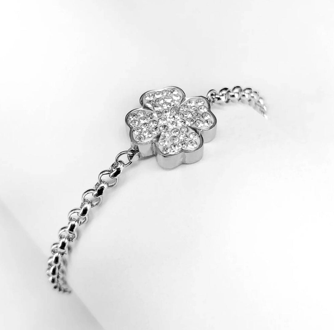 Four leaf clover bracelet - Ponytail &amp;amp; Co