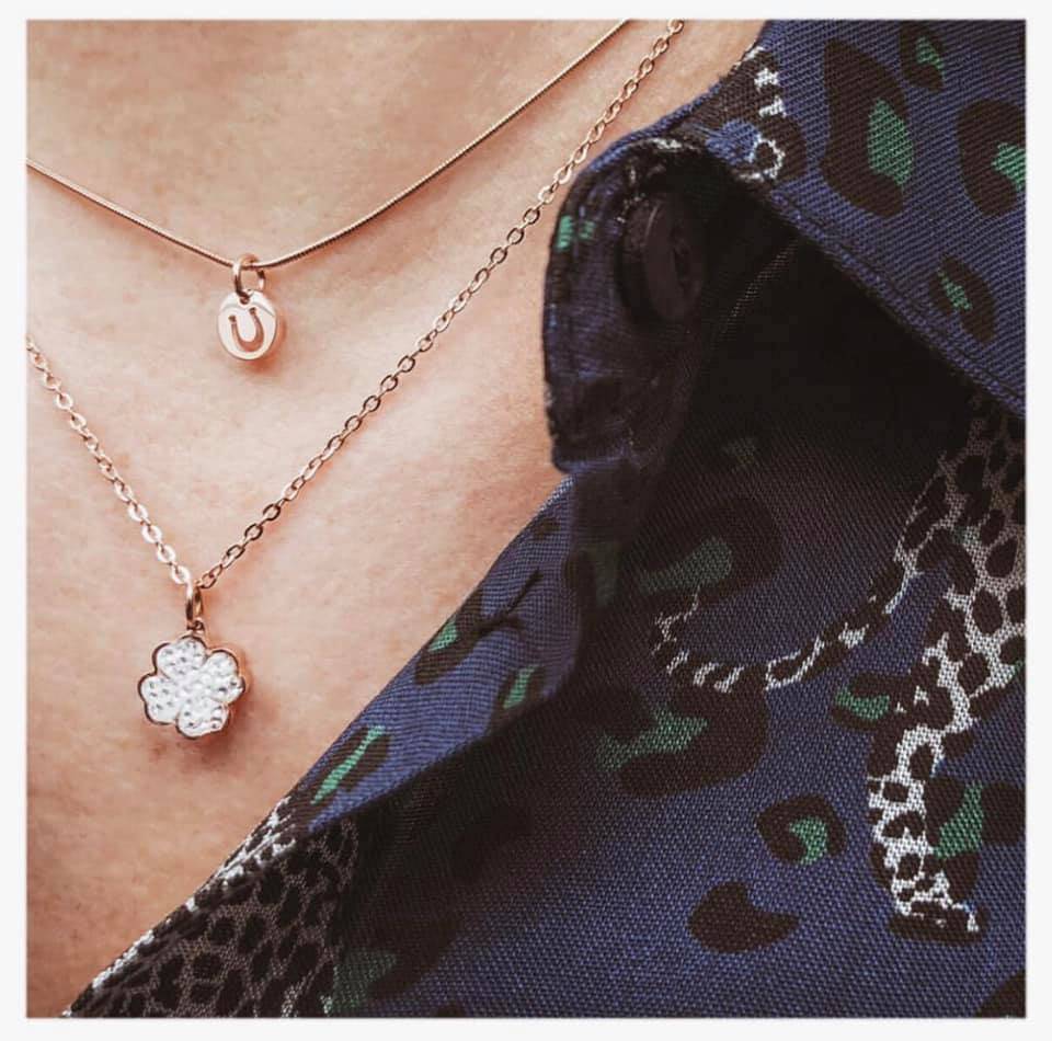 Pendentif trèfle à quatre feuilles - Ponytail &amp; Co