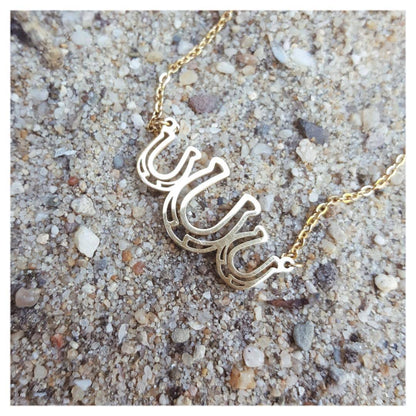 Collier fers à cheval - Ponytail &amp; Co