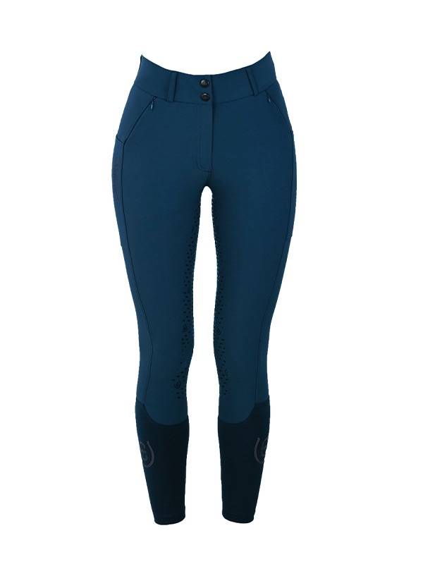 Pantalon Elite Full Grip Blue Meadow - Equestrian Stockholm