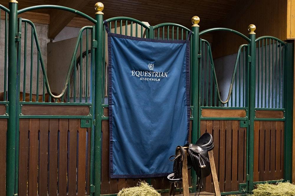 Tenture de boxe Blue Meadow - Equestrian Stockholm