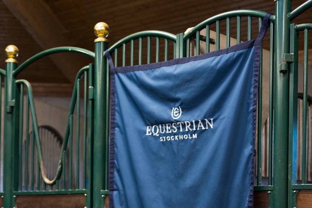 Tenture de boxe Blue Meadow - Equestrian Stockholm