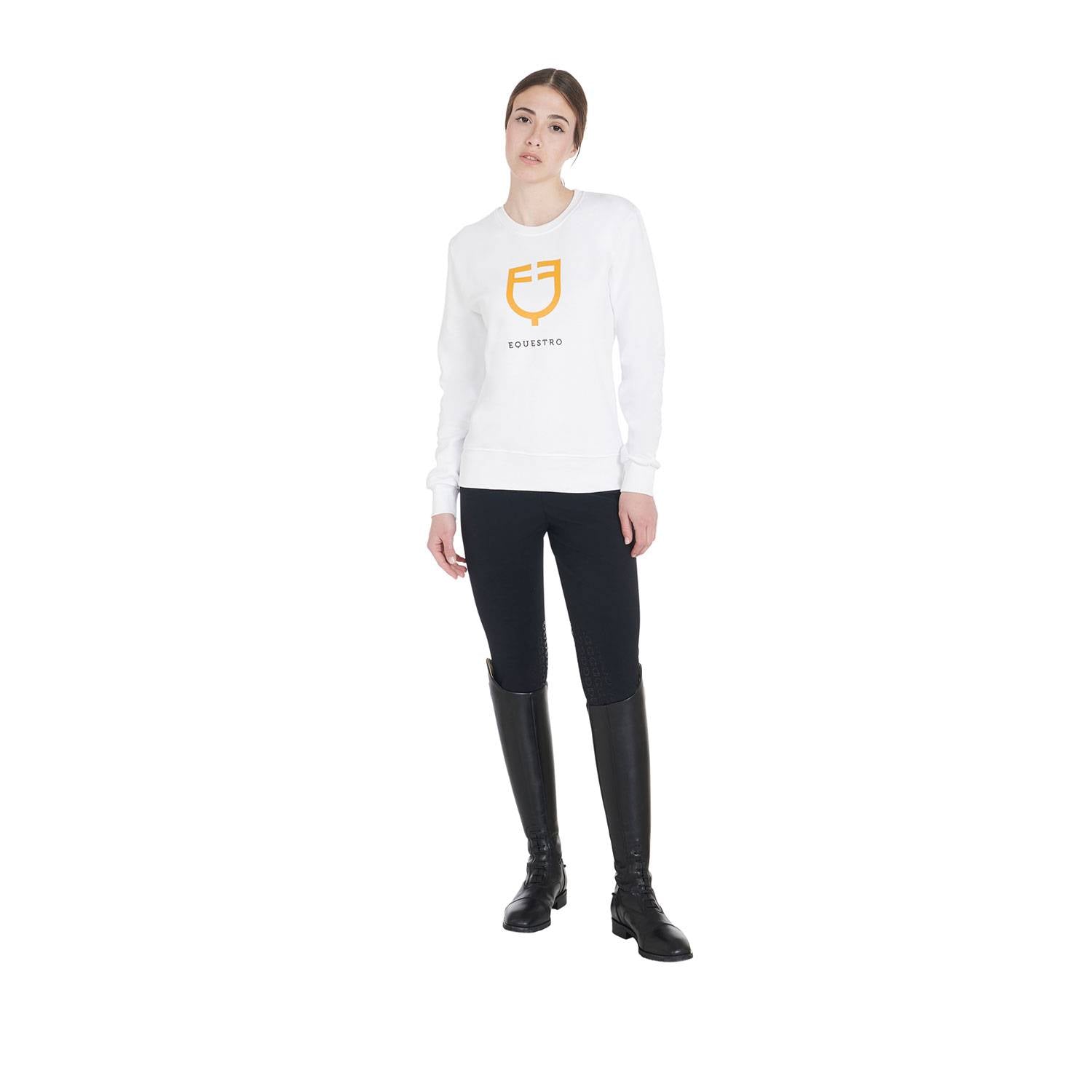 Sweat à col rond avec logo - Equestro