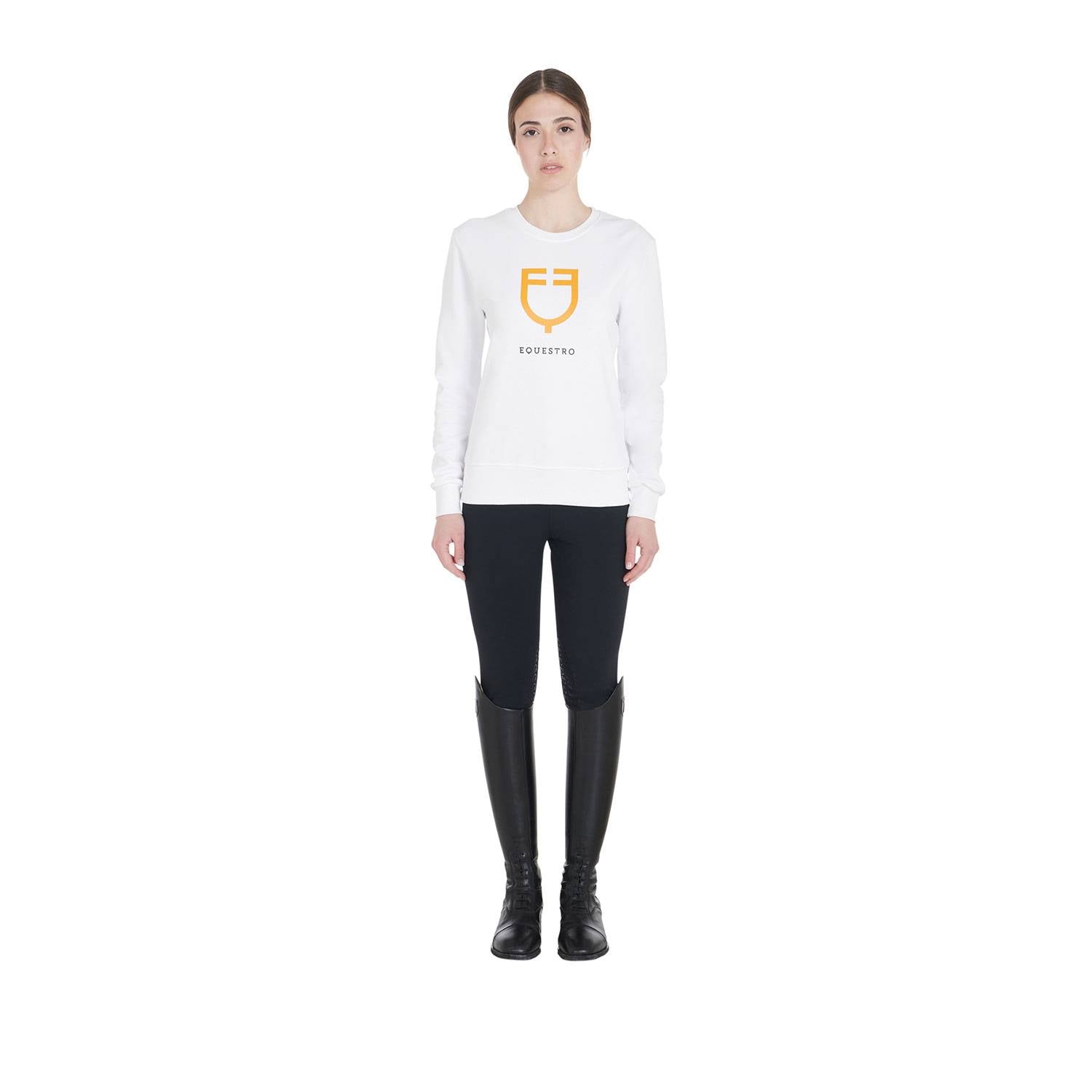 Sweat à col rond avec logo - Equestro