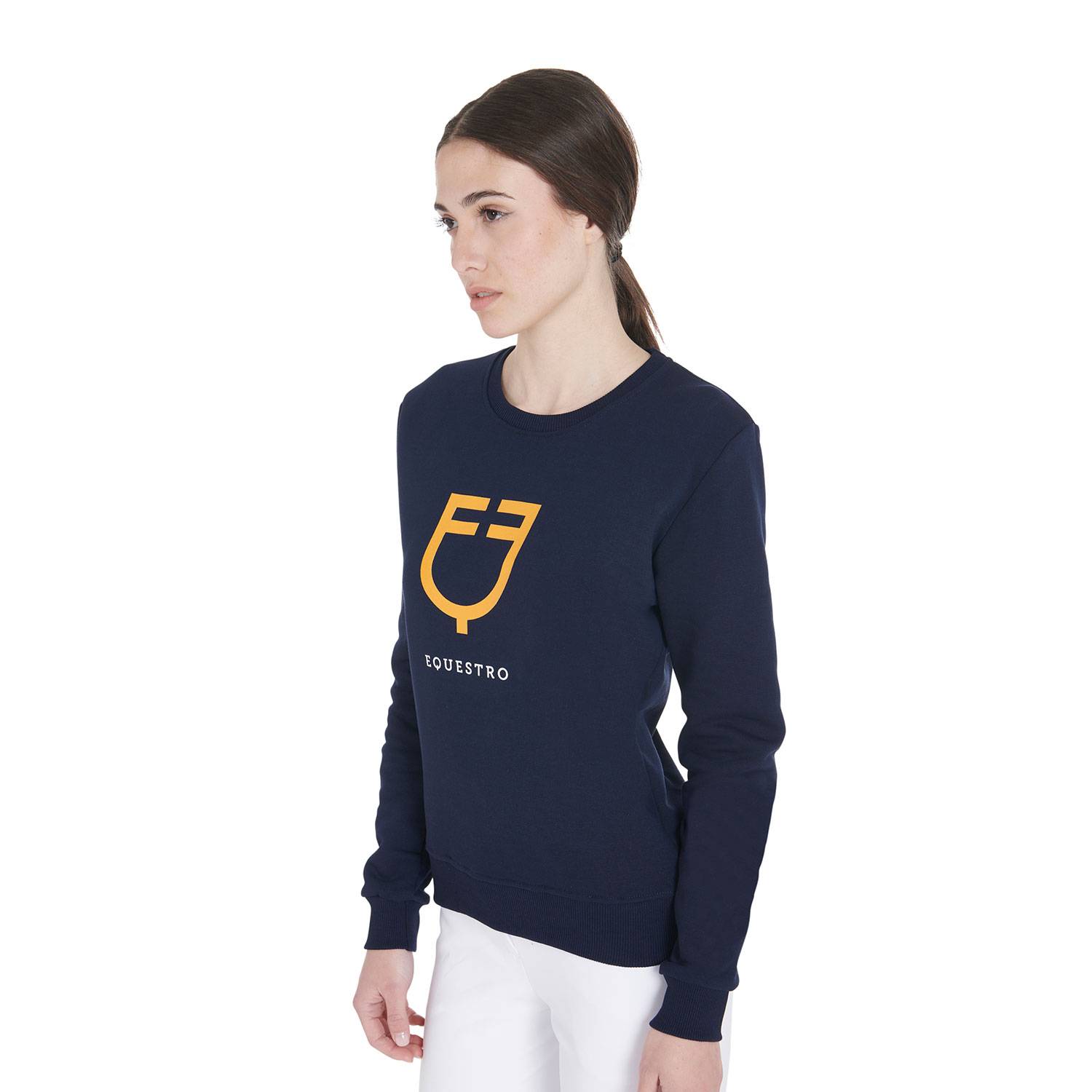 Sweat à col rond avec logo - Equestro