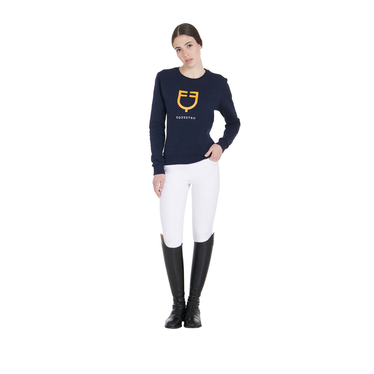 Sweat à col rond avec logo - Equestro