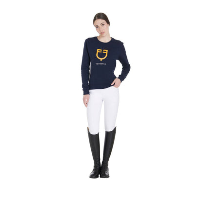 Sweat à col rond avec logo - Equestro