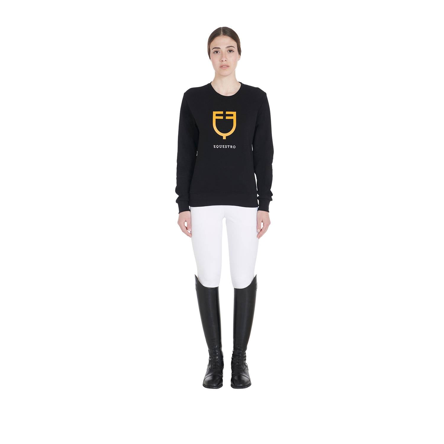 Sweat à col rond avec logo - Equestro