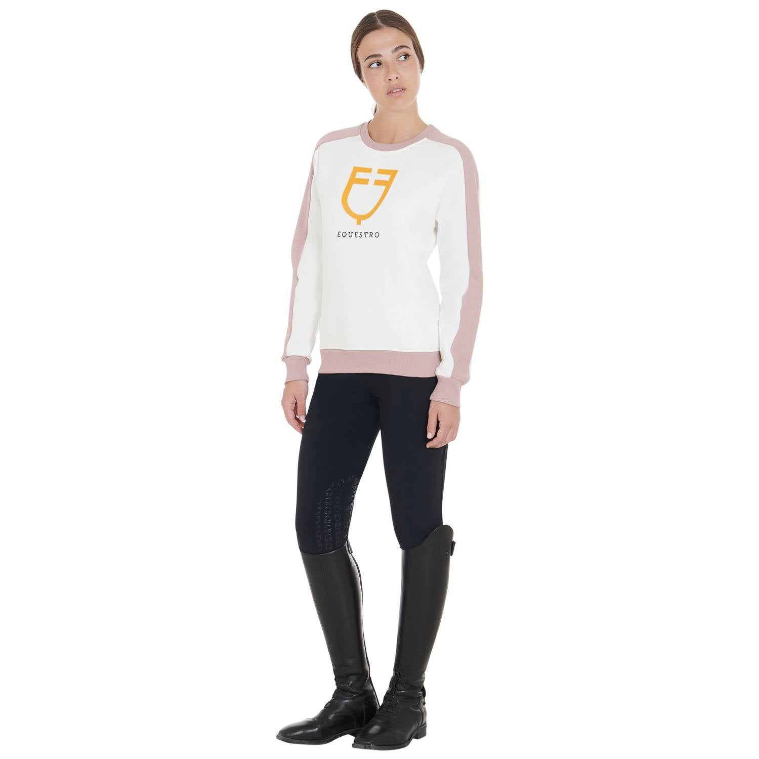 Sweat à col rond avec logo imprimé - Equestro