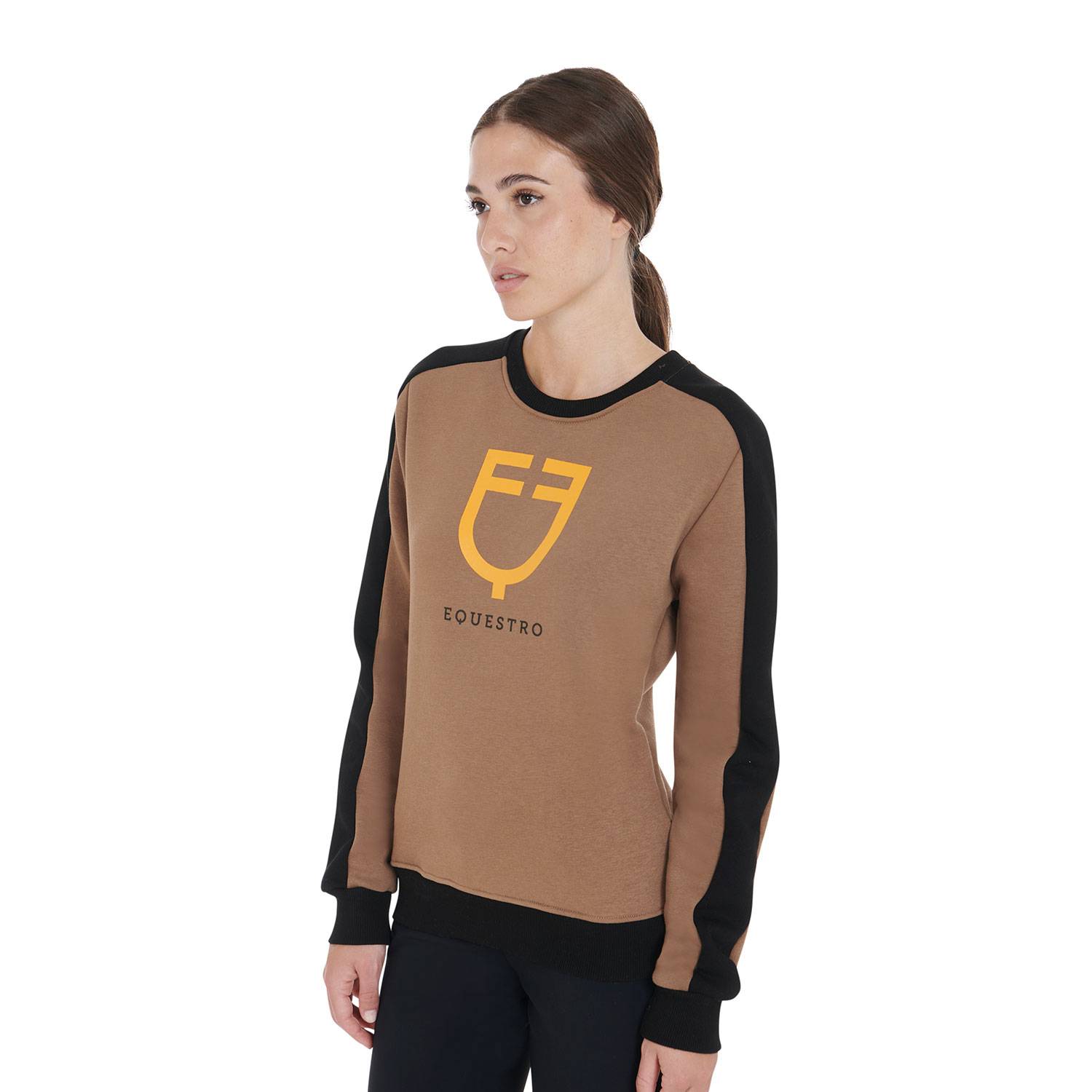 Sweat à col rond avec logo imprimé - Equestro