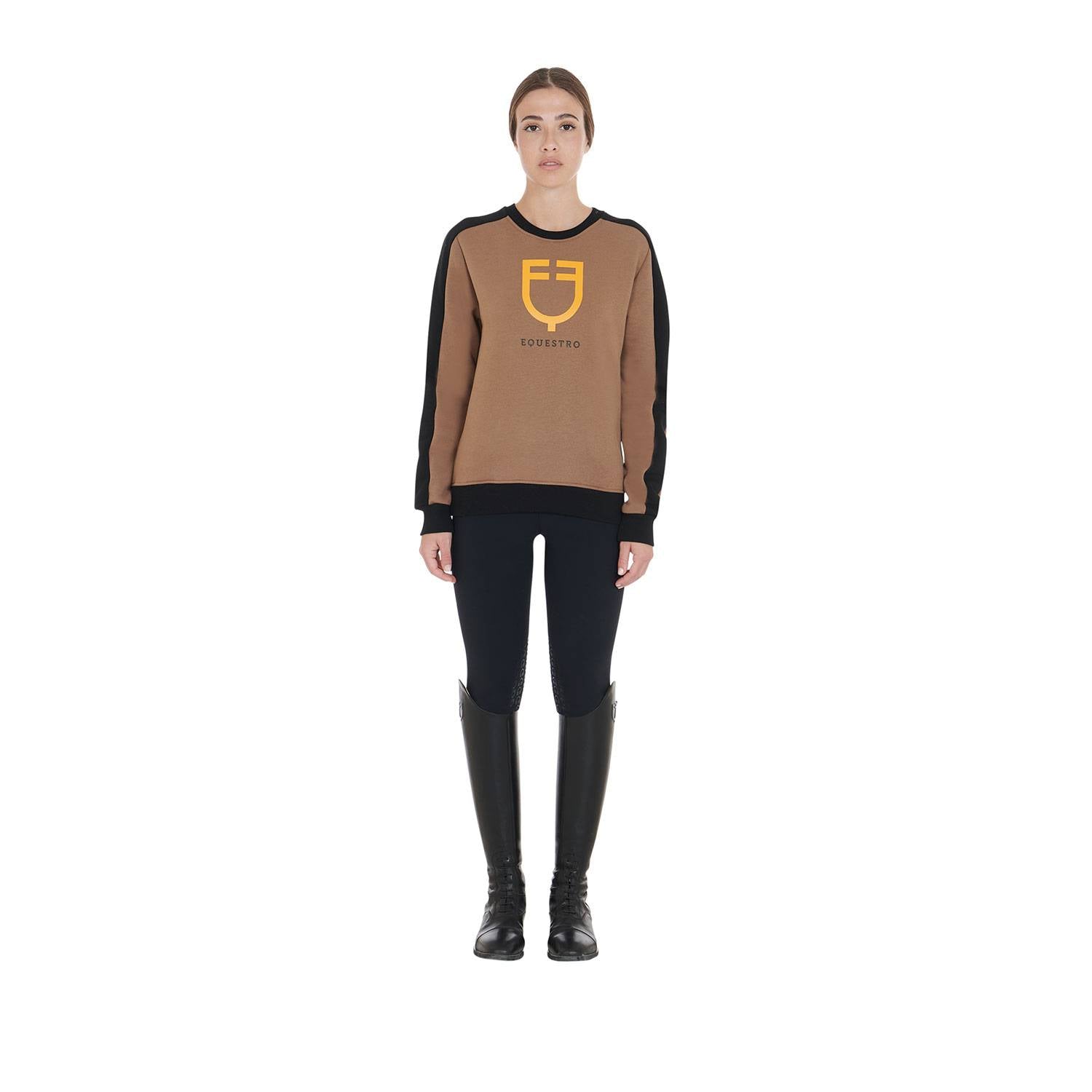 Sweat à col rond avec logo imprimé - Equestro