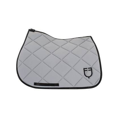 Tapis de selle technique logo gris/noir- EQUESTRO