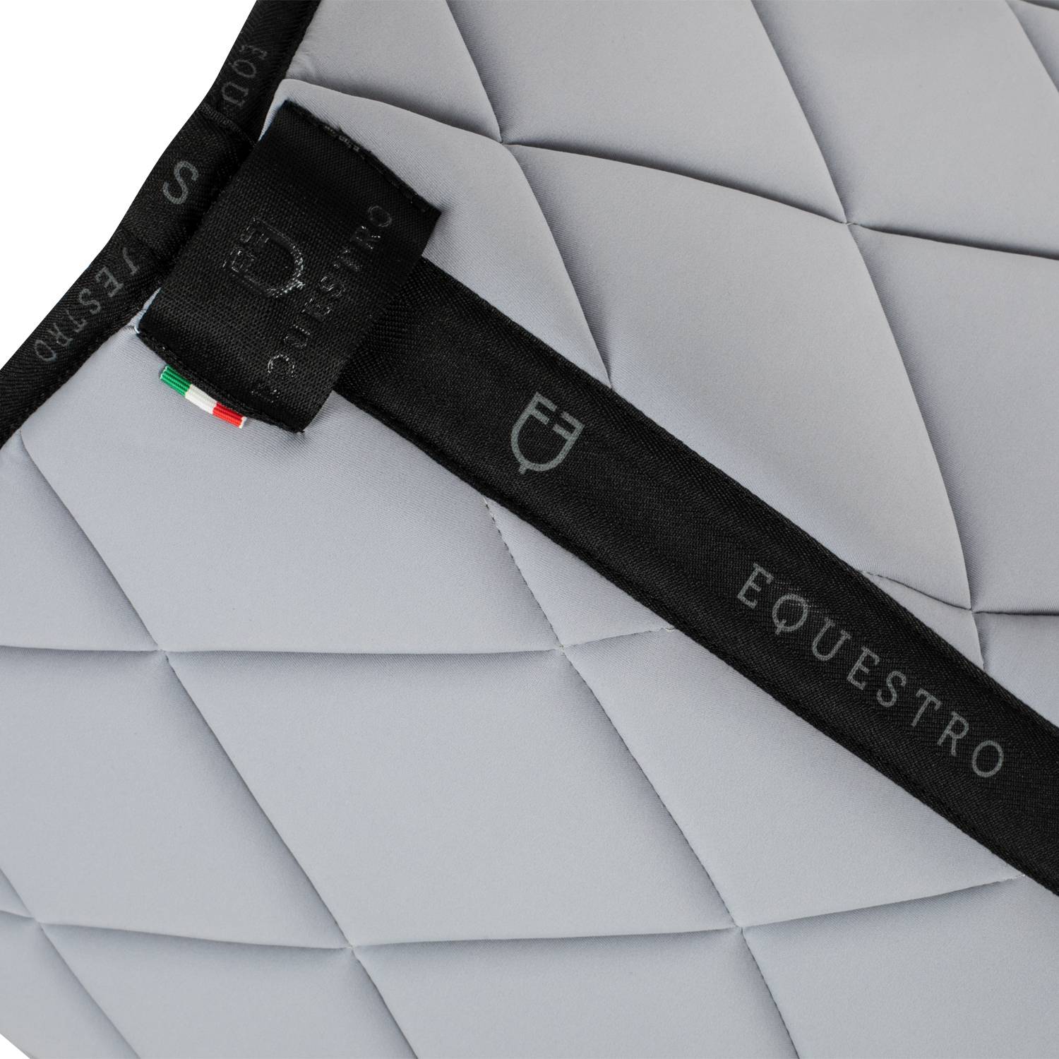 Tapis de selle technique logo gris/noir- EQUESTRO
